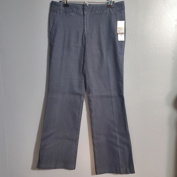 NWT Dana Buchman Signature Womens Trouser Jeans Super Dark Wash Size 6 - Picture 1 of 9
